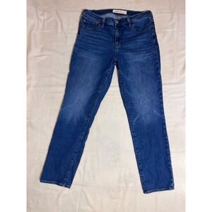 Gap Jeans Sz 30 Short Womens Blue Denim Pants Ladies Real Straight E20